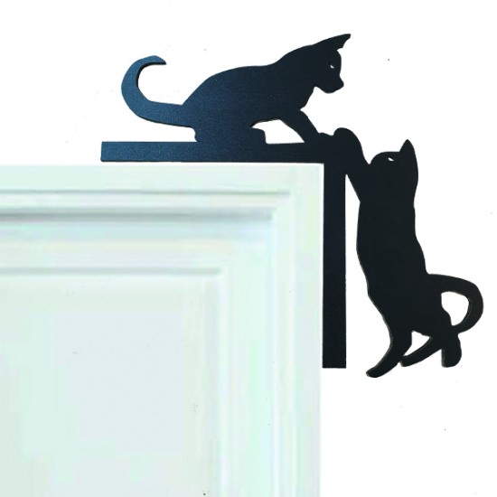 Dekoratif Kedi Tasarımlı Kapı ve Ayna Köşe Süsü 2 ADET (SAĞ VE SOL)