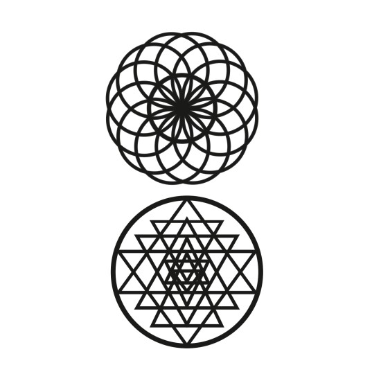 Kutsal Geometrik Şekiller Yaşam Çiçeği Torus Set Sriyantra HEDİYEMİZDİR