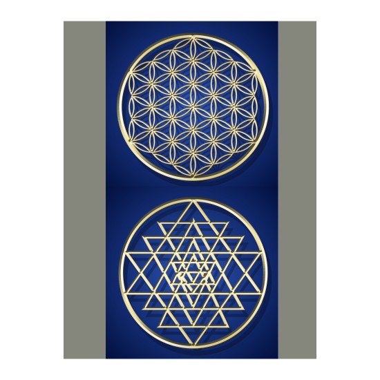 Kutsal Geometrik Şekiller Yaşam Çiçeği Sriyantra Set Torus HEDİYEMİZDİR